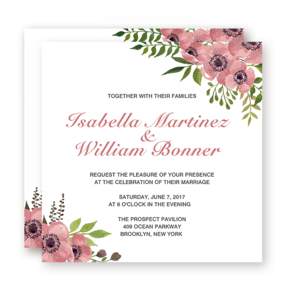 Cheap Floral Elegant Wedding Invitation Wip033 Wedding Invitations