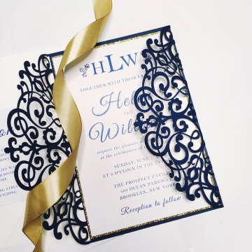 Elegant wedding invitations