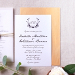 Minimalist vellum wedding invites, rustic wedding invitations, wax seal, Bohemian weddings, spring and fall WS155