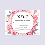 Elegant rustic blush pink floral wedding invitations cheap, spring and summer WS157