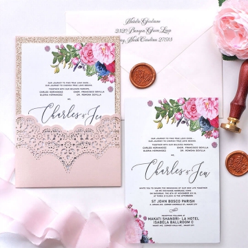 Romantic invitations - Wedding Invites Paper