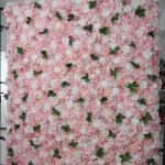 Blush Pink Blossom Fabric Rolling Up Curtain Flower Wall FW007