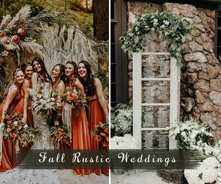 Top 9 Rustic Wedding Ideas to Rock Your Fall Weddings